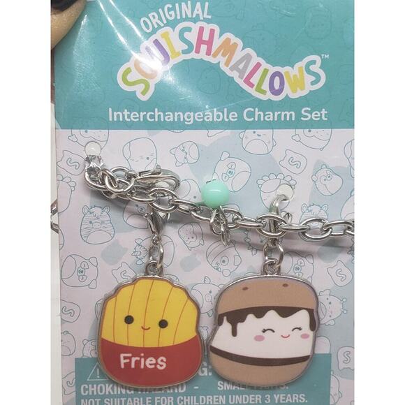 NEW Squishmallows Charm Bracelet Interchangeable 5 Charms Cute Collectible - Picture 5 of 9